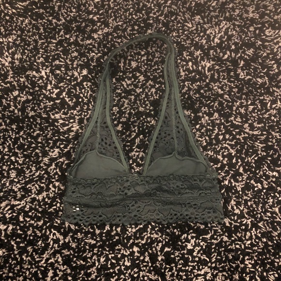 Dark Green Aerie Bralette - Picture 2 of 4